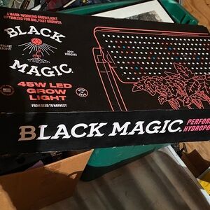 45W LED Grow Light - Black